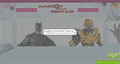 Desktop Screenshot of maskotkostumdunyasi.com