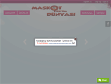 Tablet Screenshot of maskotkostumdunyasi.com